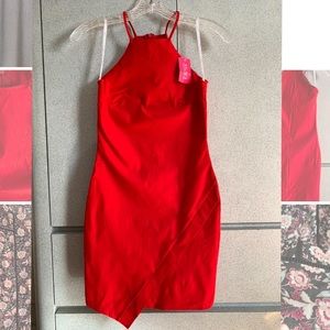 Red Bodycon Mini Dress